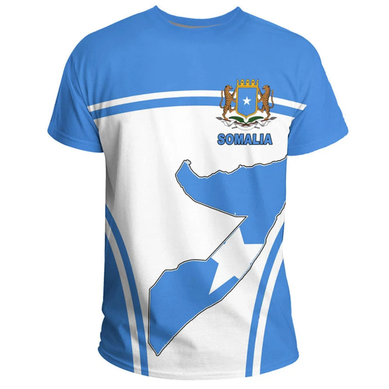 Somali Flag National Emblem T-shirt