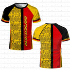 Germany Football Jersey Flag Print T-shirt