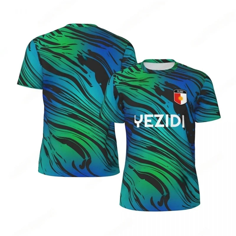 Men's Yezidi Flag T-Shirt Short