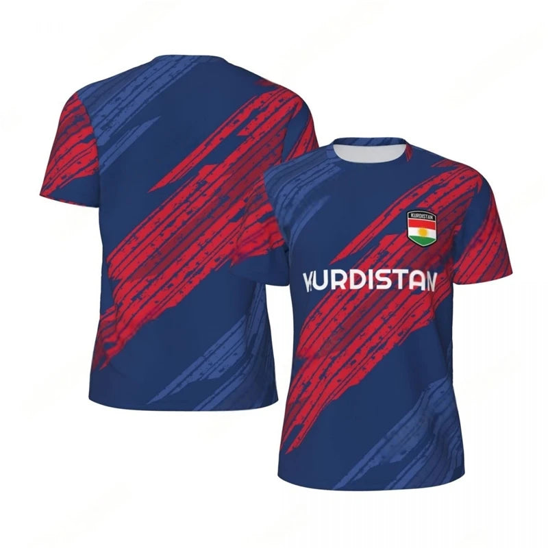 KURDISTAN 3D Print Sports Quick-dry Breathable Men T-shirt
