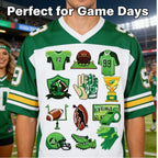 10/12PCS  Wholesale Embroidery Patches Rugby for Clothing