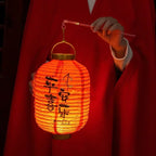 Chinese lamp LED Glowing classical red paper lantern