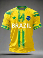 Brazil Style Football Jersey Unisex Top