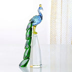 Crystal Peacock Sculpture Ornament