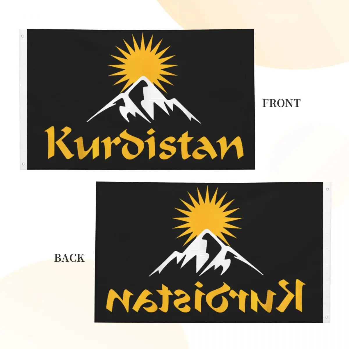 Kurdistan Flag Banner