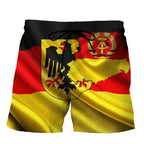 Germany National Emblem Flag Beach Shorts