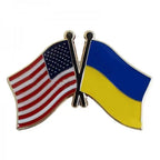 Ukraine Flag Brooch Coat of