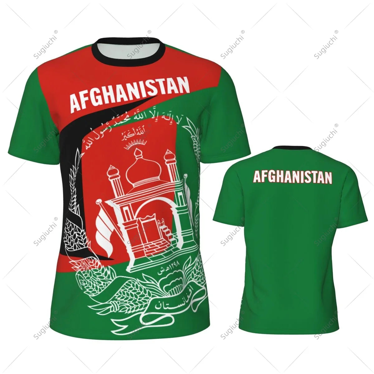 Afghanistan Flag Men Sports T-shirt