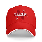 Nebraska Cornhuskers Black Baseball Cap