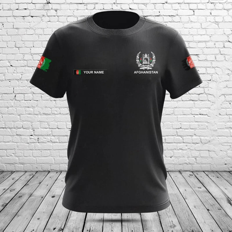 Afghanistan Flag Graphic T-shirts 3D Printed Clothes Custom