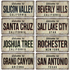 Welcome To USA City Car Plate