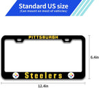 2PCS Novelty License Plate Pittsburgh Steelers