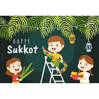 Jewish Collection Festival Rosh Hashanah Hanukkah Party Photo Backdrop