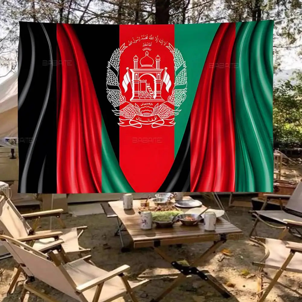 Afghanistan Creative Pattern Hanging Flag