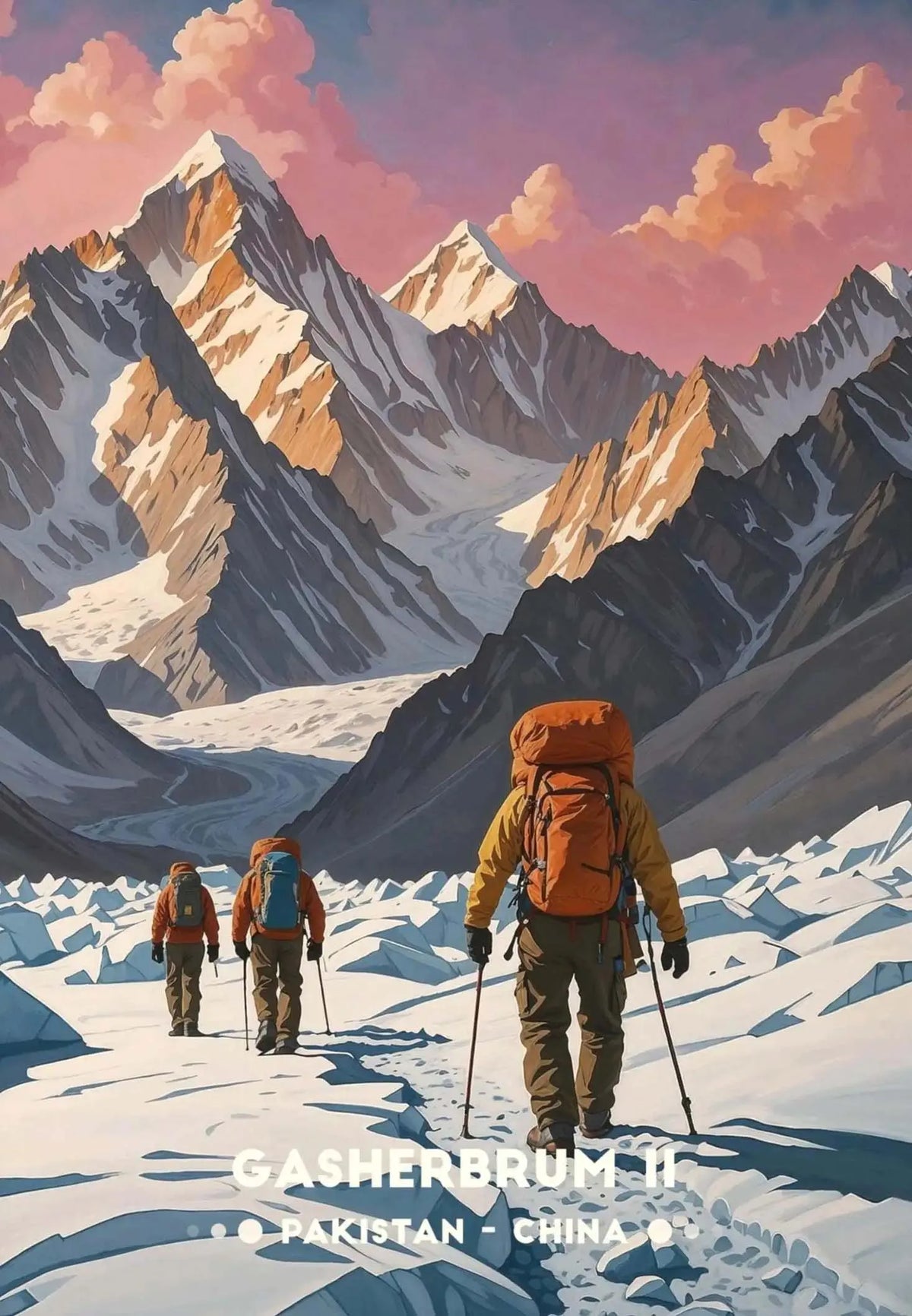 Stunning Mountain Landscape Posters Himalayan Nepal