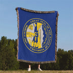 Nebraska United States of America Woven Throw Blanket