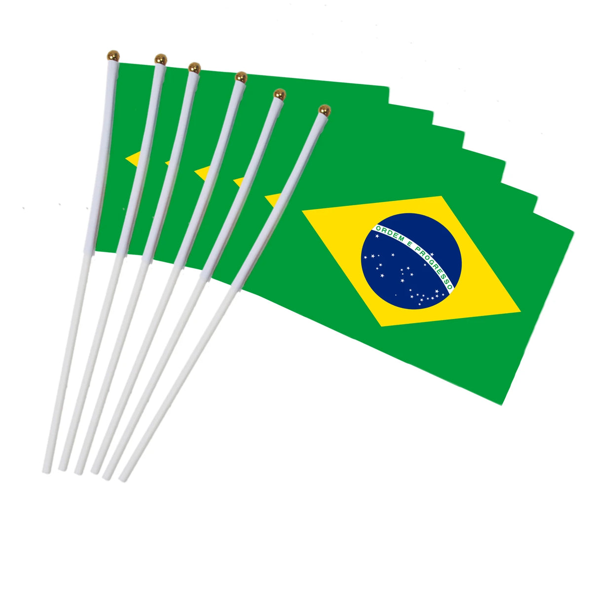 Mini Brazil Flags for Parade