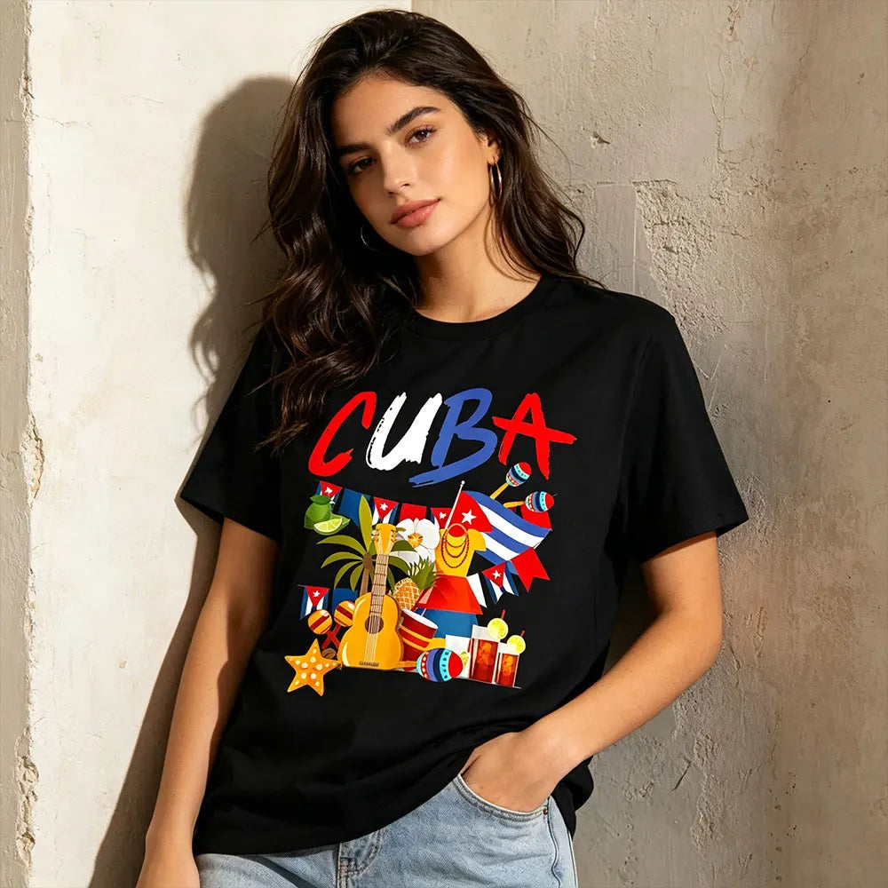 Cuba Flag Graphic T-Shirt