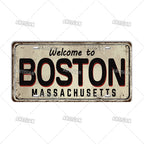 Welcome To USA City Car Plate