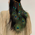 Peacock Feather Headbands Festival Hair Accessories