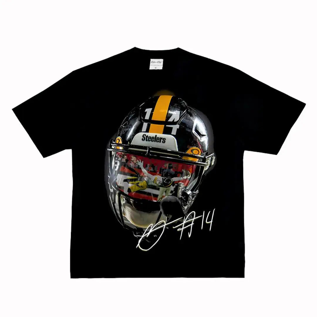 Football Helmet Vintage Sport Unisex Short Long T Shirt