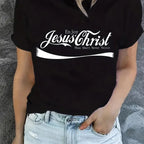 Jesus Enjoy christ Print T-Shirt