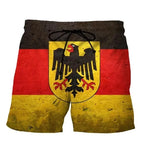 Germany National Emblem Flag Beach Shorts