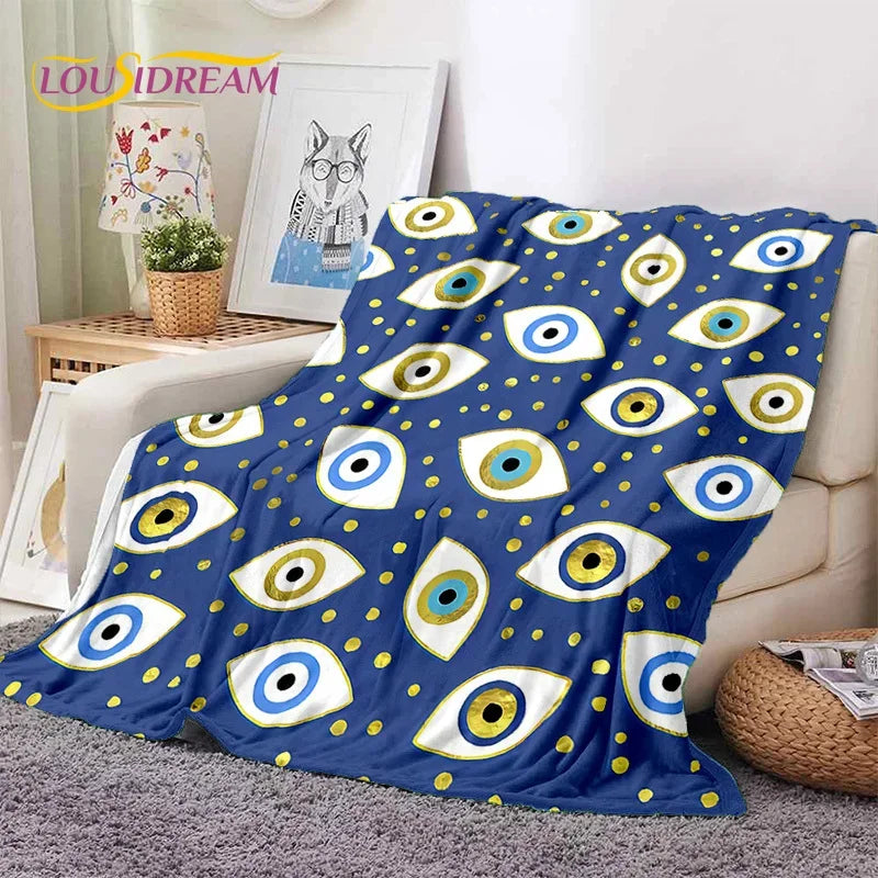 3D Evil Eye Blanket