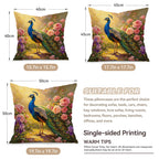 Peacock Pillowcase Decor