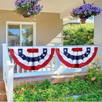 USA Patriotic Bunting Decoration  Flag