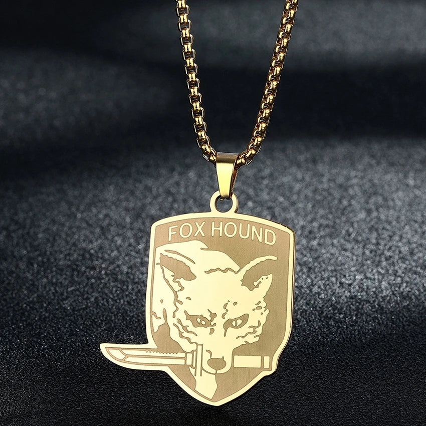 Engraved Star Pendant Necklace