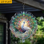 Peacock Flower Spinner Decoration