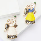 Enamel Peace Dove Ukraine Angel Bird Pin