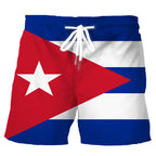 Cuban Flag Beach Shorts