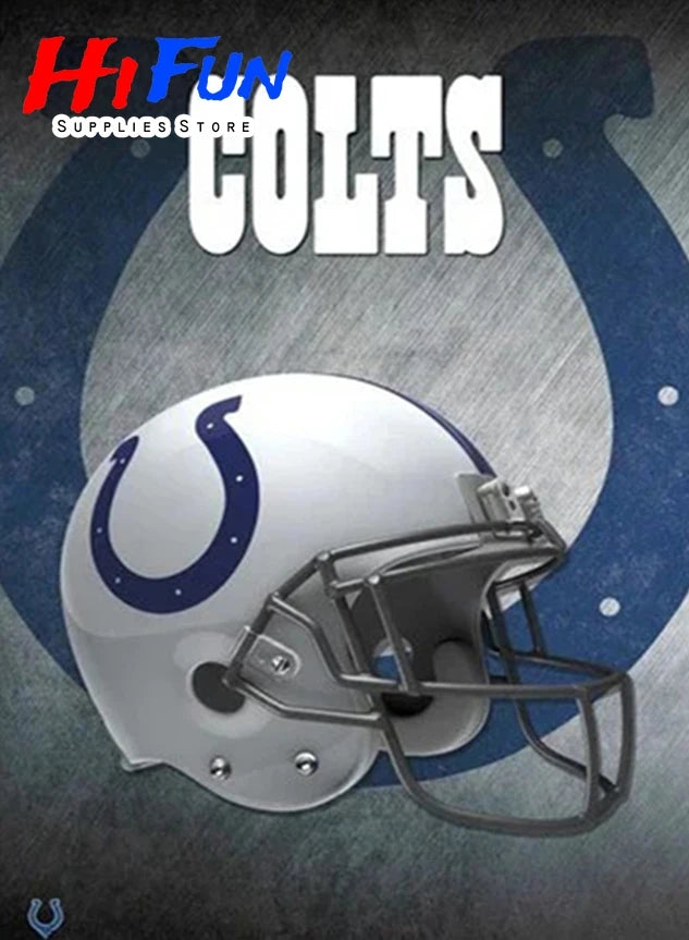 5D DIY Diamond Painting Helmet Stylings of Football Posters