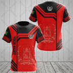 Summer Customized Afghanistan Flag Graphic T-shirts