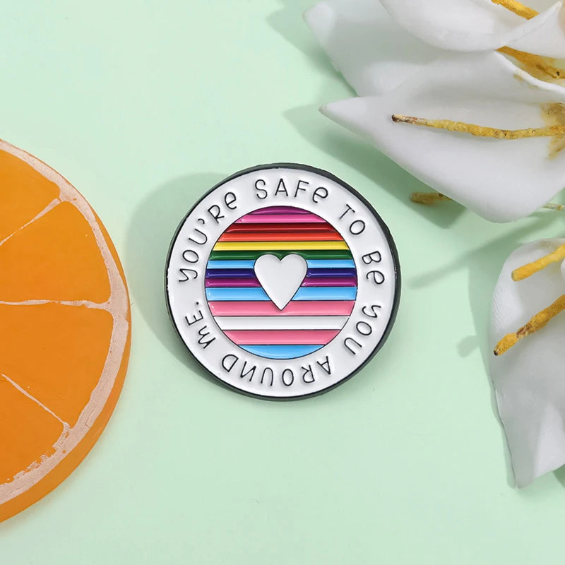 LGBTQ Pride Brooch Enamel Pins