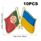 10pc Ukraine Friendship Badge International Collections