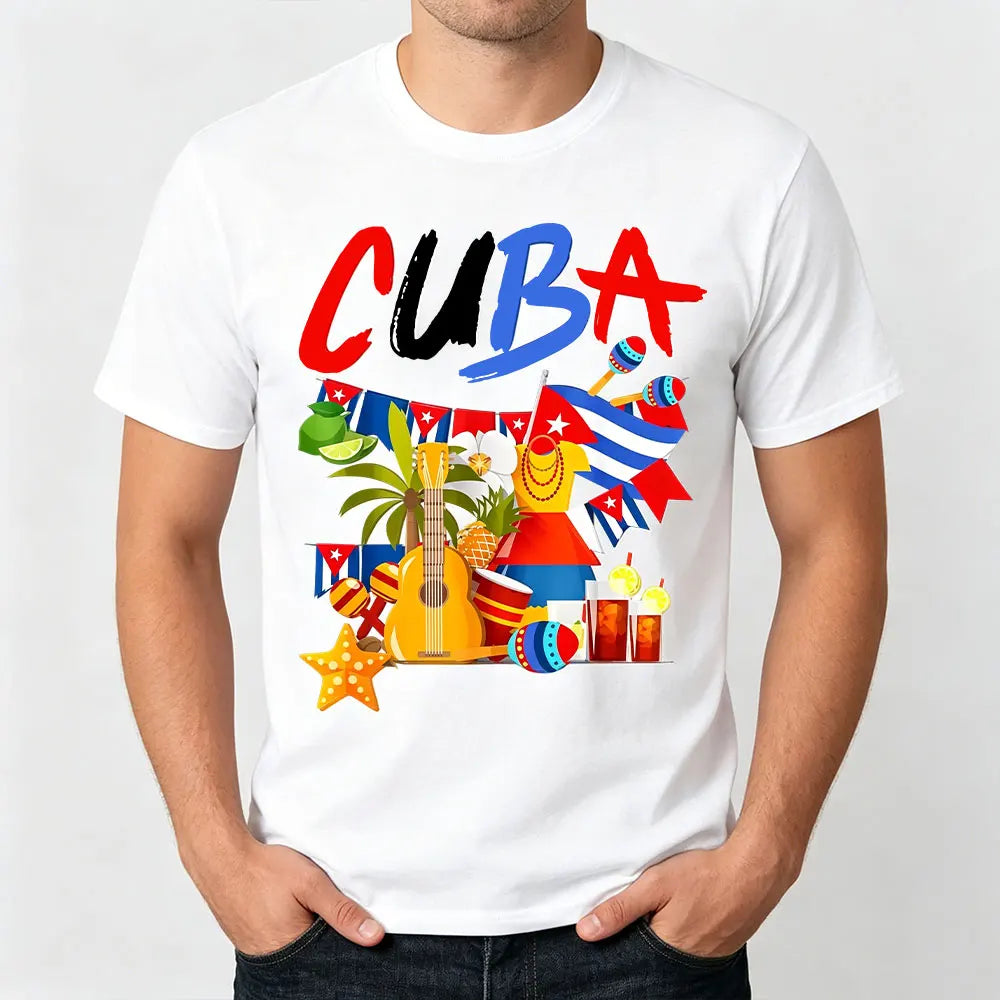 Cuba Flag Graphic T-Shirt