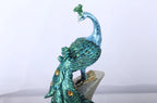 Peacock Decor Statue Sculpture