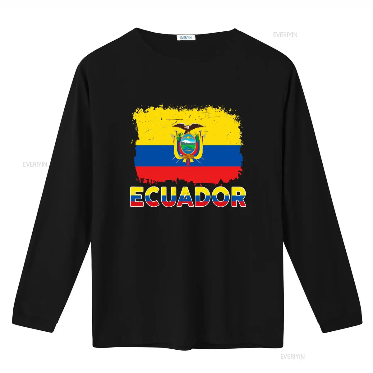 Ecuador Flag Hispanic Heritage Men Boy Women T Shirt vintage