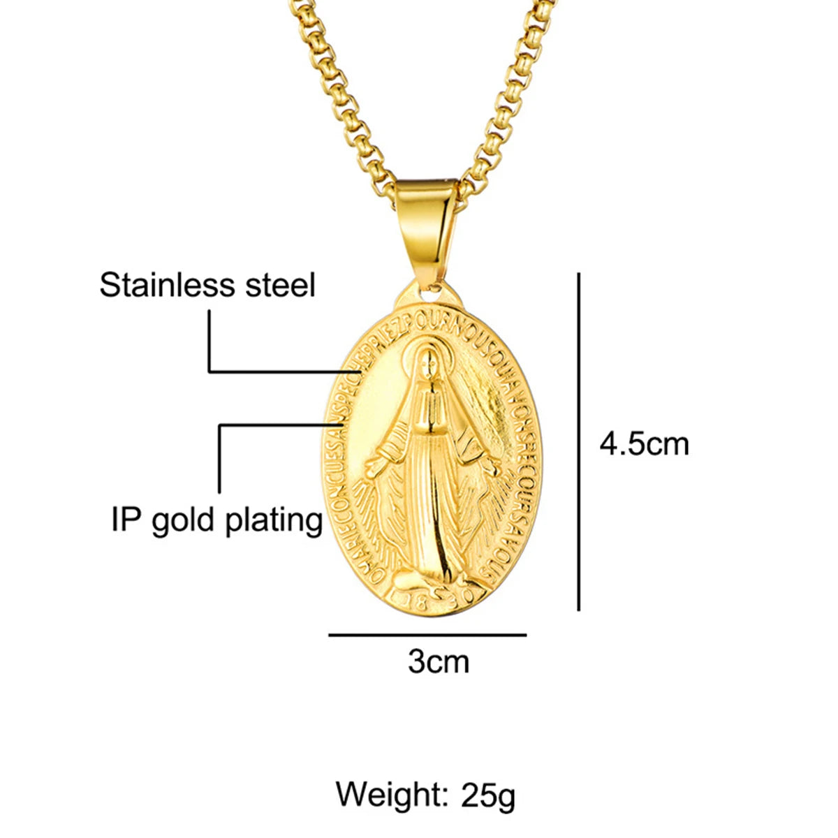 Catholic Our Lady of Medalla Milagrosa Virgin