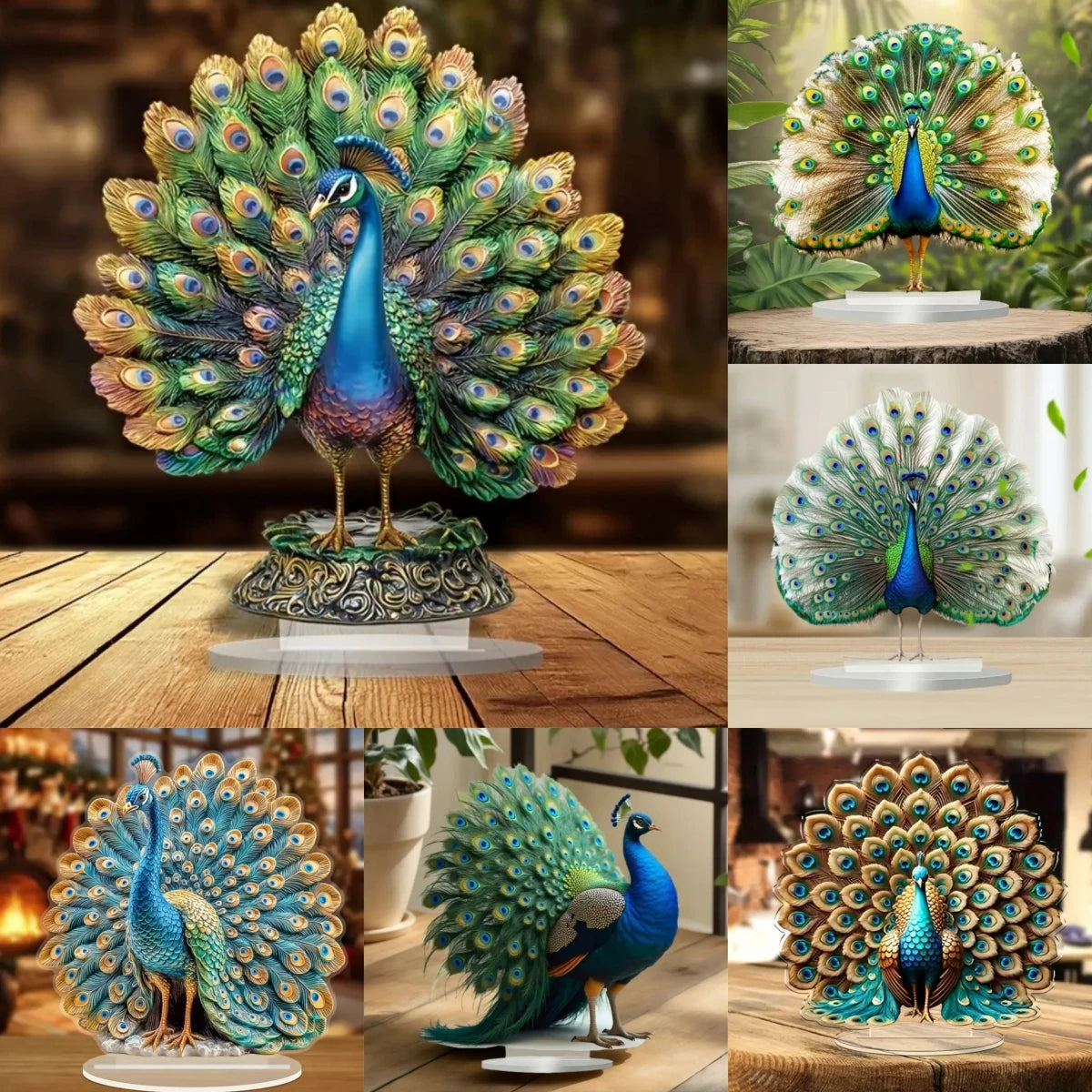 Peacock Spreading Tail