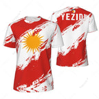 Sports T-shirt Yezidi Flag
