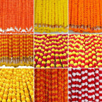 Artificial Marigold Flowers Day of The Dead, and Diwali Home Decor