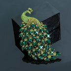 Luxury and fashionable peacock pin