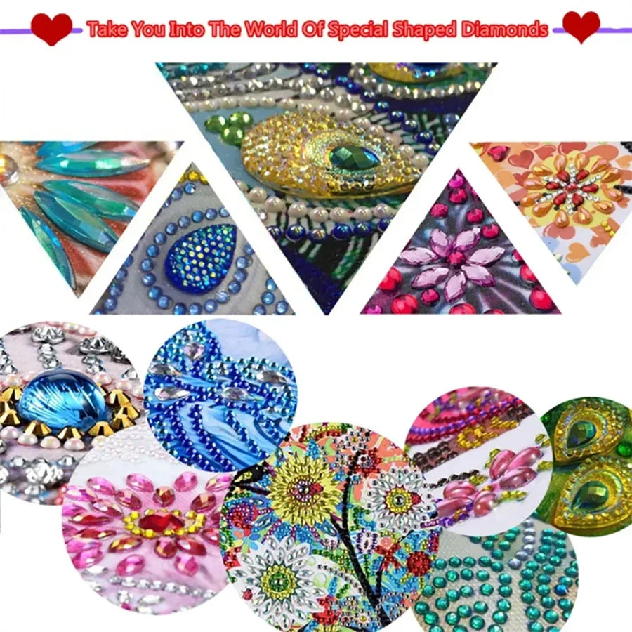 Peacock diary notebook Diamond Painting Kits
