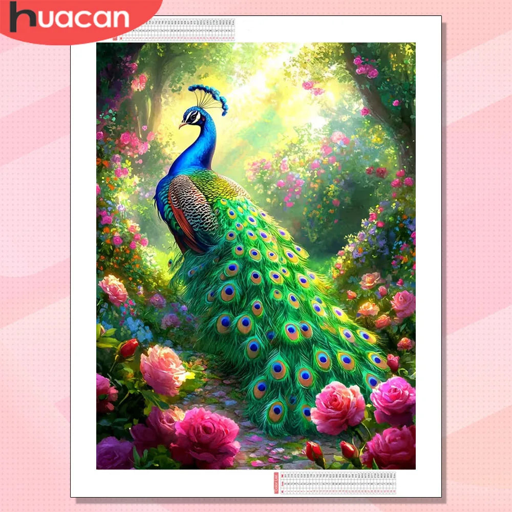 Diamond Painting Peacock Art Kit