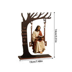 Jesus Reading Figurine Christian Home Decor