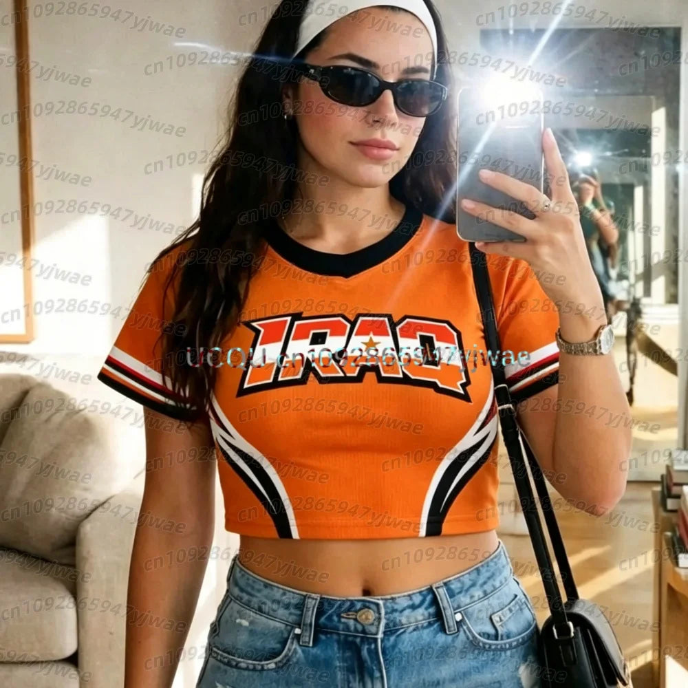 Iraq Cheerleaders Crop Tee